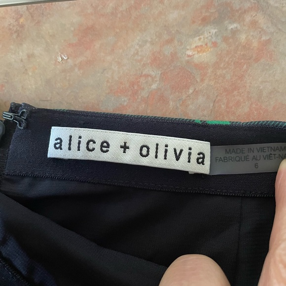 Alice + Olivia Black and Multicolor Plaid Mini Skirt - Picture 4 of 9